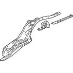 BB5Z7810125A - Body: Closing Plate for Ford: Explorer, Police Interceptor Utility Image image