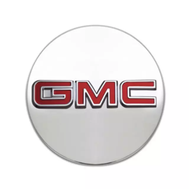 19351700 - : Wheel Center Caps, Brushed Chrome (THIS IS A SINGLE WHEEL CENTER CAP; NOT A PACKAGE OF FOUR) for GMC: Acadia, Canyon Image