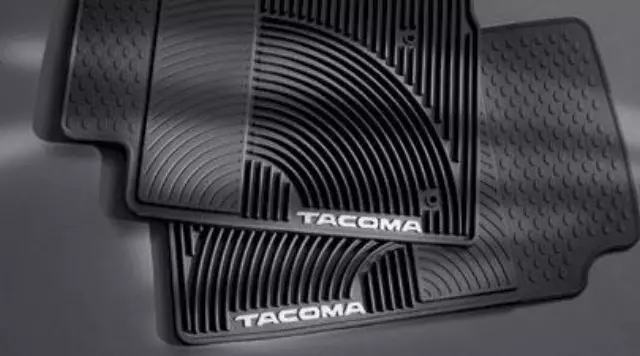 PT9083500102 - : 4PC All Weather Mats Black Ctacoma for Toyota: Tacoma Image