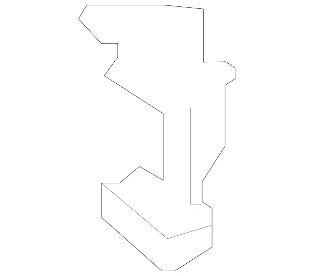 2138857802 - Detachable Parts: Bumper Holder for Mercedes-Benz: E300, E350, E43 AMG, E53 AMG, E63 AMG S Image image