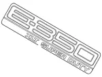 9C2Z1542528HA - Body: Nameplate for Ford: E-350 Super Duty Image