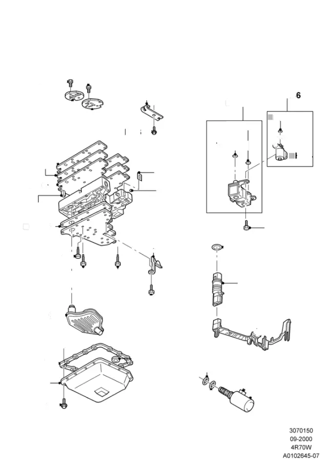 F6AZ7A098A - Transmission: Transmission Oil Filter for Ford Image