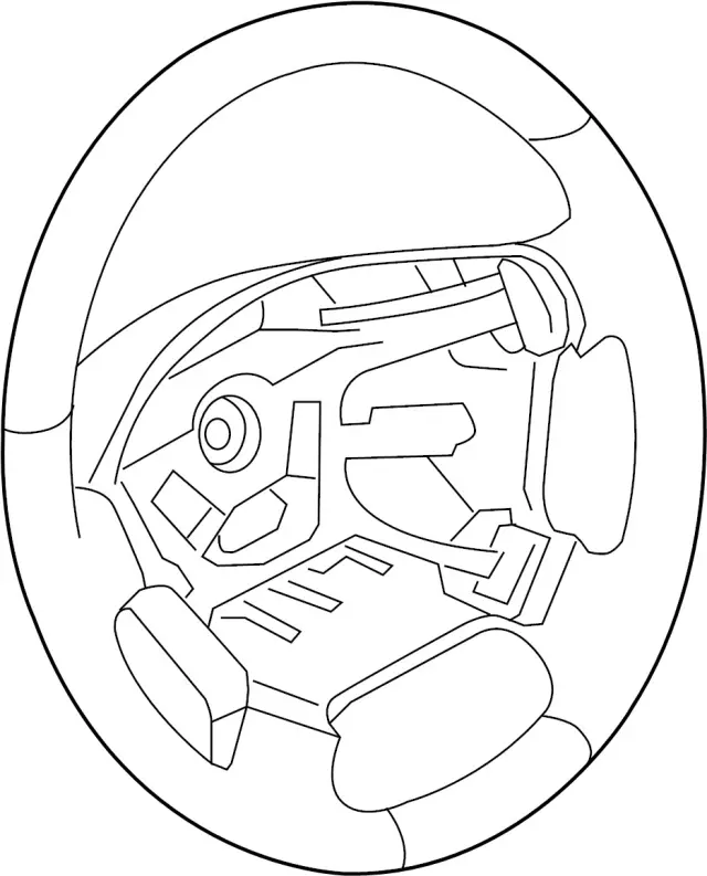 48430EG70B - : Steering Wheel for Infiniti Image