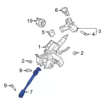 CN1Z3B676A - Steering: Steering Shaft for Ford: EcoSport Image