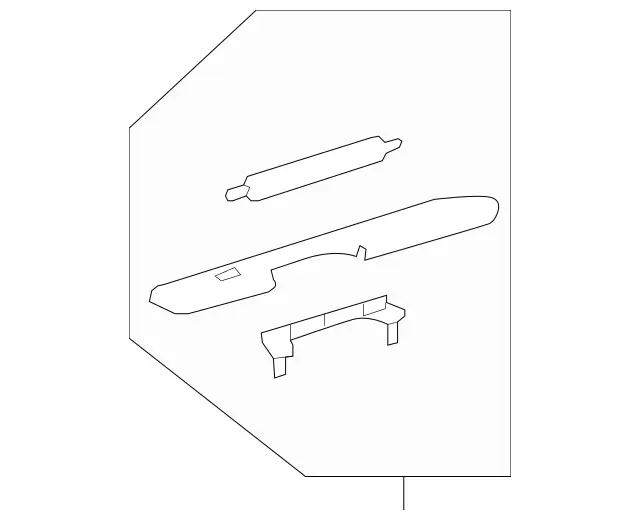25173003947H26 - Body: Armrest for Mercedes-Benz Image