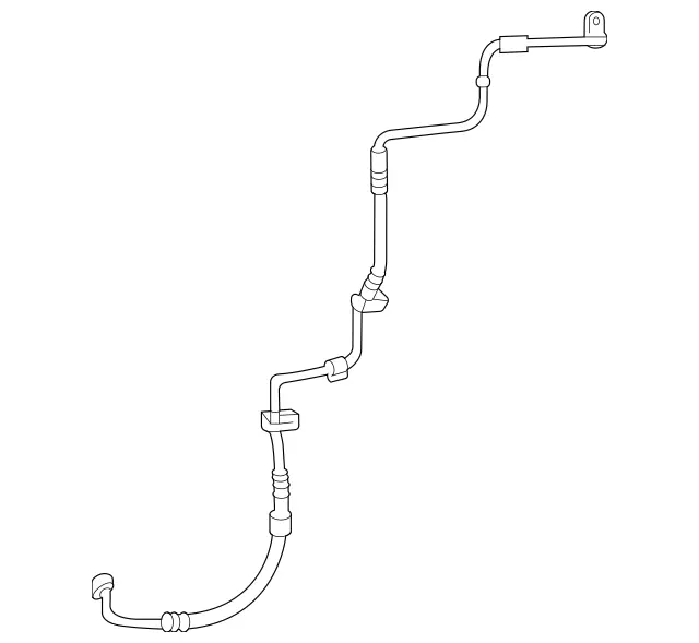 167830690064 - Heating and Ventilation: Refrigerant Line for Mercedes-Benz: GLE350, GLE450, GLE53 AMG, GLE580, GLE63 AMG S, GLS450, GLS580, GLS63 AMG, Maybach GLS600 Image image