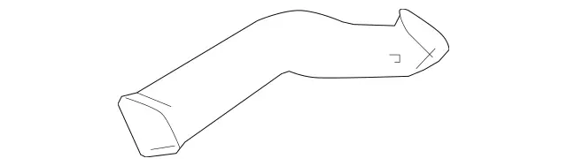 1648310100 - Heating and Ventilation: Duct for Mercedes-Benz Image