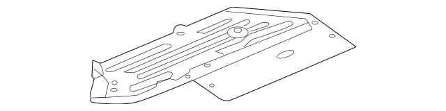 2126100855 - Substructure: Floor Panel for Mercedes-Benz: E350, E63 AMG, E63 AMG S Image image