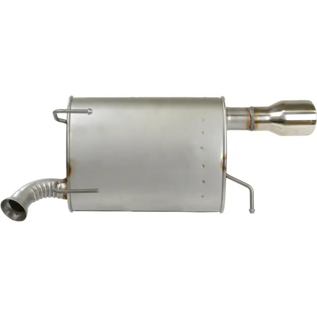 21211 - : Quiet-Flow SS Direct Fit Exhaust Muffler 2.625" Inlet (ID) 2.5" Outlet (OD) for Walker Exhaust Image