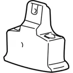 4L5Z1345626AAB - Body: Jack Cover for Ford: Ranger Image