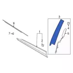 LJ6Z78255A34AA - Body: Applique for Ford Image