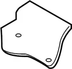 554E95DA0A - : Heat Shield for INFINITI: QX30 Image