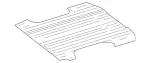 9066161868 - Body: Rear Floor Pan for Mercedes-Benz Image