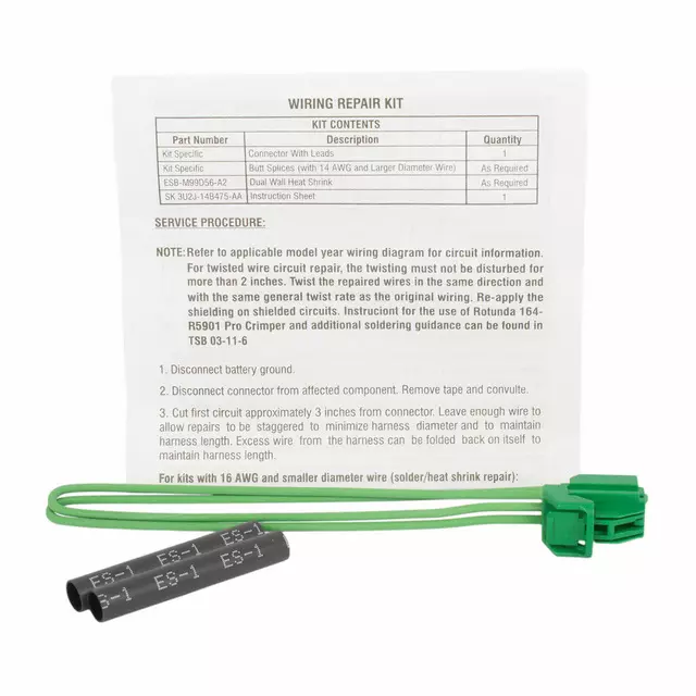 3U2Z14S411JYB - : Wire Assembly for Ford Image