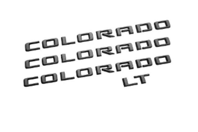 84858697 - : Emblem Set for Chevrolet: Colorado Image