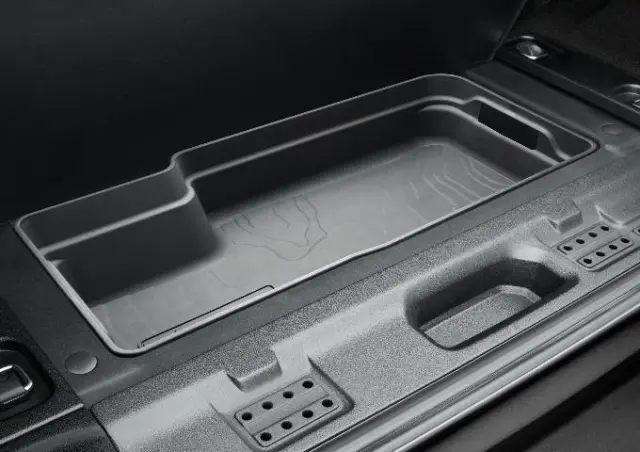 82215669AC - Interior Accessories: 2020 Jeep Wrangler - Cargo Area Mat Black for Mopar Image