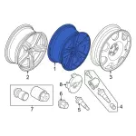 PR3Z1007B - : Wheel, Alloy for Ford: Mustang Image