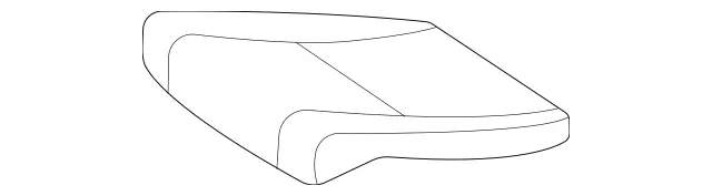 1679302100 - Folding Seat/Center Seat: Outer Cover, Cush. , Seat for Mercedes-Benz: GLE350, GLE450e, GLE580 Image