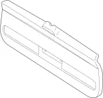 909003W700 - : Gate Trim Panel for Infiniti Image