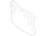 2128852181 - Detachable Parts: License Plate Holder for Mercedes-Benz Image