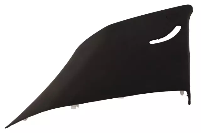 Jet Black Driver Side Body Lock Pillar Upper Trim Panel - GM (23229816)