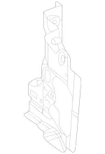 2136463800 - Rear End: Reinforcement for Mercedes-Benz Image