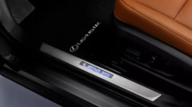 PT9447619120 - Exterior: Illuminated Door Sills, Black for Lexus: UX250h Image