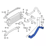 ML3Z6F073C - Cooling System: Outlet Hose for Ford: Expedition, F-150 | Lincoln: Navigator Image