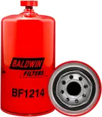 BF1214 - : Fuel/Water Separator Spin-on with Drain for Baldwin Image