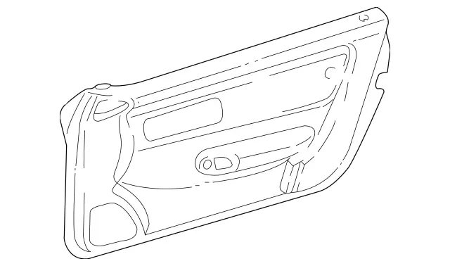 17072040701A82 - Body: Door Trim Panel for Mercedes-Benz Image