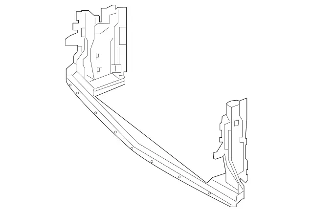 2535052100 - Radiator: Air Duct Segment for Mercedes-Benz: GLC63 AMG, GLC63 AMG S Image image