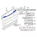 ML3Z9941018AC - Body: Tail Gate Molding for Ford: F-150, F-150 Lightning Image