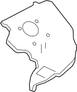 144506GP0A - Engine: Heat Shield for Infiniti Image