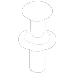 6573 - : Ball Stud for Mercedes-Benz Image