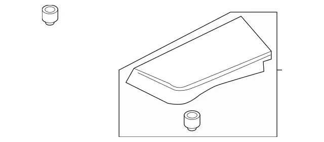 2780100867 - : Cover for Mercedes-Benz: CL63 AMG, CLS63 AMG, CLS63 AMG S, E63 AMG, E63 AMG S, G63 AMG, GL63 AMG, GLE63 AMG, GLE63 AMG S, GLS63 AMG, ML63 AMG, S63 AMG, SL63 AMG Image