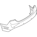 HP5Z17906SAPTM - Body: Bumper Cover for Lincoln: MKZ Image