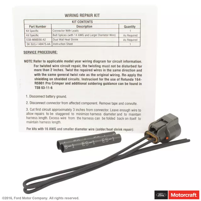 3U2Z14S411FDB - : Wire Assembly for Ford Image