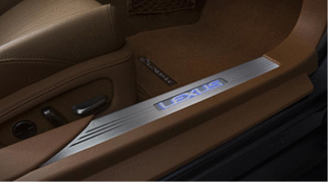 PT94411170AD - Exterior: Illuminated Door Sills - Ochre- Right for Lexus: LC500, LC500h Image