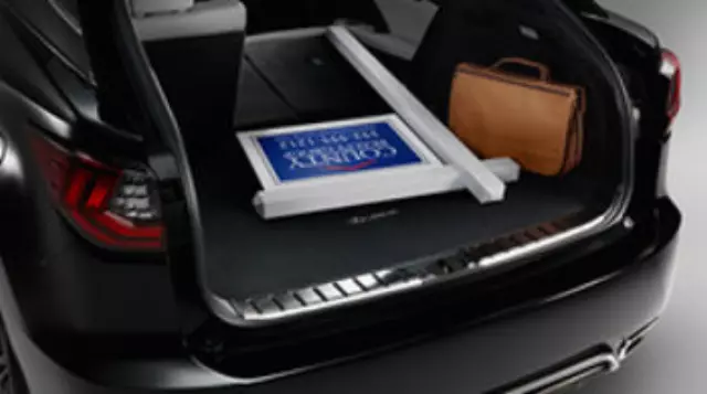 PT2064816021 - Interior: Carpet Cargo Mat With Logo, Red Stitching for Lexus: RX350, RX450h Image