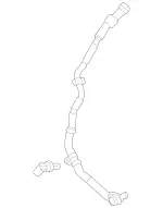 1675018003 - : Coolant Line for Mercedes-Benz: GLE350, GLE450, GLE580, GLS450, GLS580 Image