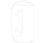 9107330100 - Body: Door Check for Mercedes-Benz Image