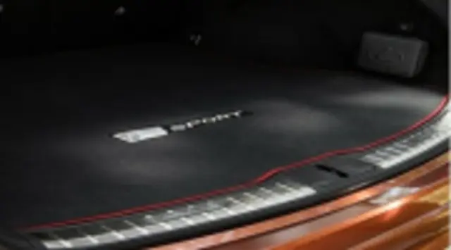 PT2064823340 - Interior: F Sport Carpet Cargo Mat - Red Stitching for Lexus: RX350, RX350h, RX450h+, RX500h Image