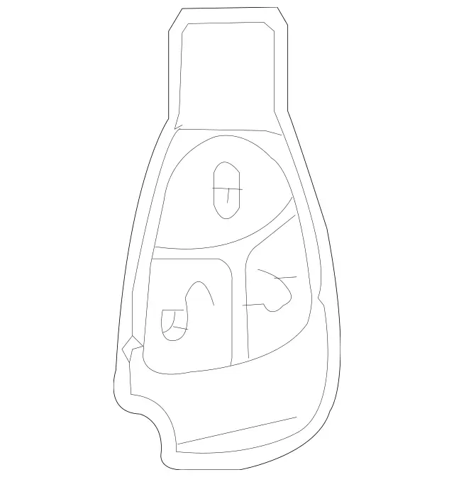 20376654060041 - Body: Key for Mercedes-Benz Image
