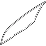 6G1Z5421410AA - : Door Glass for Ford: Five Hundred, Taurus | Mercury: Montego, Sable Image