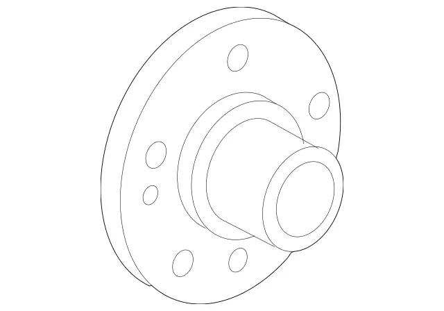 1643560201 - Brakes: Hub for Mercedes-Benz Image