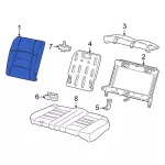 1R3Z7666600BAB - Body: Seat Back Cover for Ford: Mustang Image