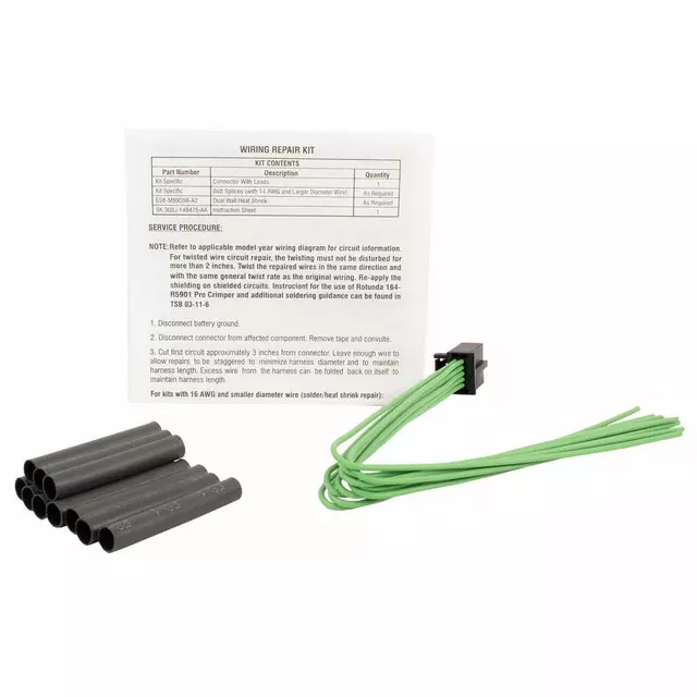 3U2Z14S411YAB - : Wire Assembly for Ford Image