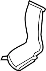 27833EG000 - Body: Heater Duct for INFINITI: M35, M45 Image