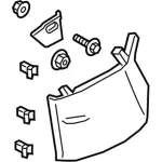 JL1Z7831012AA - Body: Front Trim for Ford: Expedition Image