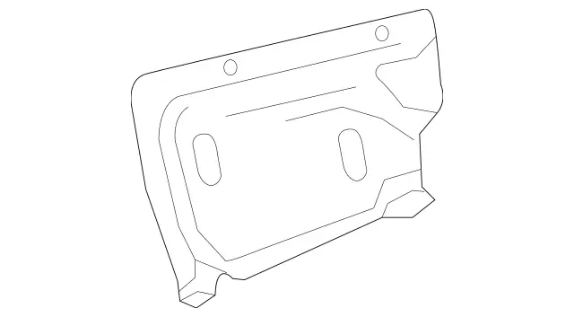205680152264 - Exhaust System: Shielding for Mercedes-Benz Image